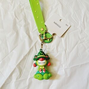 MINISO Green cartoon style keychain